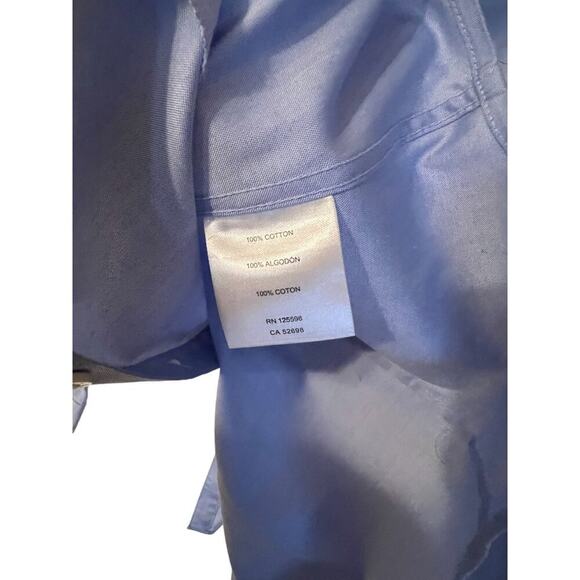 Ellen Tracy French Blue Blouse Women's Size Medium New with Tags - Picture 4 of 7